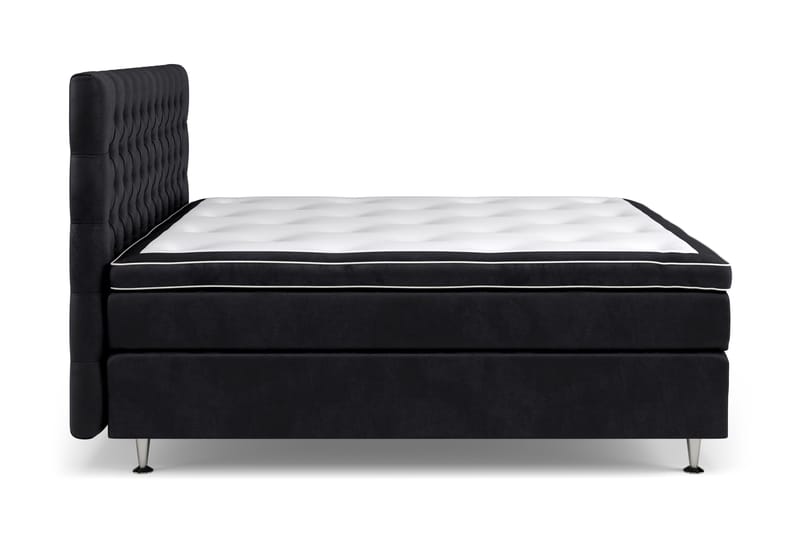 Celine Sängpaket 180x200 cm - Svart/Sammet - Möbler - Säng - Kontinentalsäng