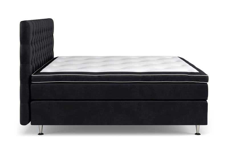 Celine Sängpaket 180x200 cm - Svart/Sammet - Möbler - Säng - Kontinentalsäng