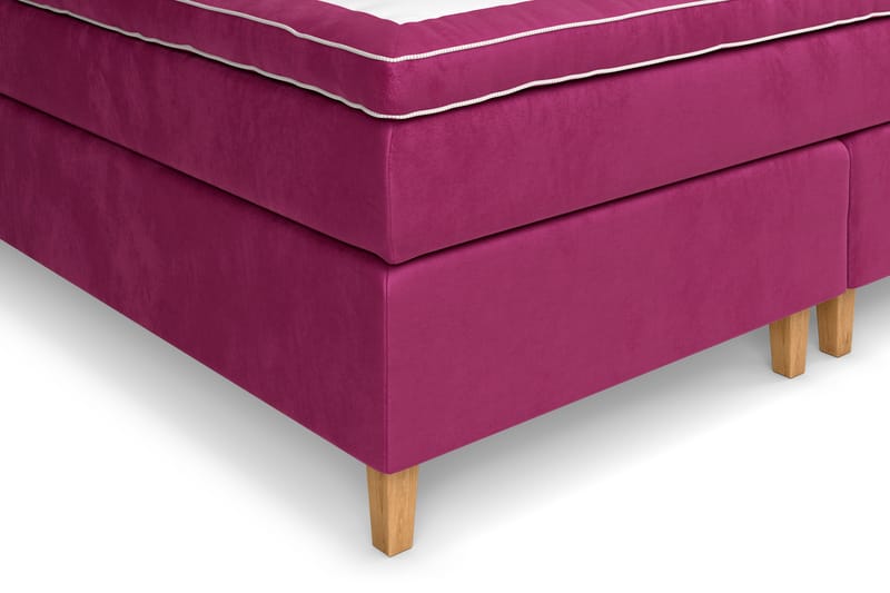 Celine Sängpaket 210x210cm - Rosa/Sammet - Möbler - Säng - Kontinentalsäng