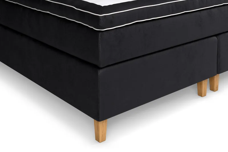 Celine Sängpaket 210x210cm - Svart/Sammet - Möbler - Säng - Kontinentalsäng