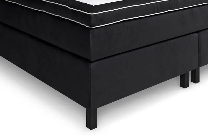 Celine Sängpaket 210x210cm - Svart/Sammet - Möbler - Säng - Kontinentalsäng