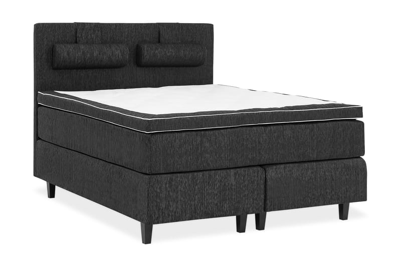 Charleston Komplett Sängpaket160x200 cm - Svart - Komplett sängpaket - Kontinentalsäng - Dubbelsäng