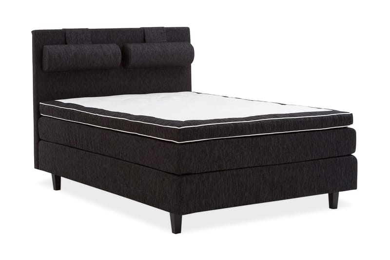 Charleston Kontinentalsäng 140x200 Fast Polyeterskum - Svart - Möbler - Säng - Kontinentalsäng