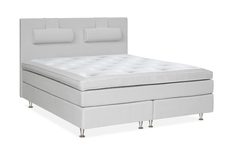 Charleston Kontinentalsäng 160x200 Fast Valbar Malaga - Malaga Ljusgrå - Möbler - Säng - Kontinentalsäng