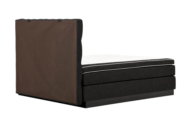 Charleston Kontinentalsäng 160x200 Fast Polyeterskum - Svart - Möbler - Säng - Kontinentalsäng