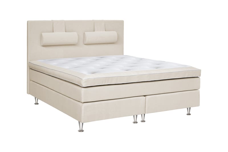 Charleston Kontinentalsäng 180x200 Fast Valbar Malaga, Malaga Beige