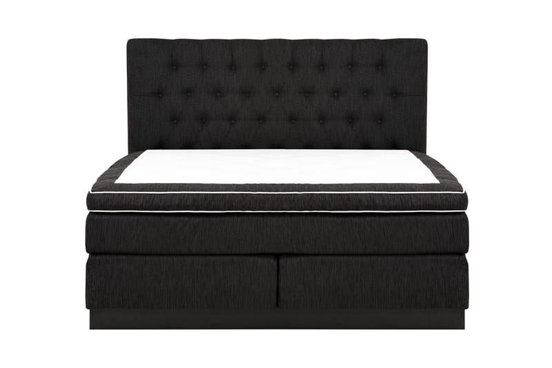 Charleston Kontinentalsäng 180x200 Fast Polyeterskum - Svart - Möbler - Säng - Kontinentalsäng
