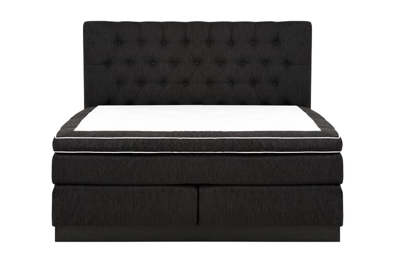 Charleston Kontinentalsäng 180x200 Fast Polyeterskum - Svart - Möbler - Säng - Kontinentalsäng