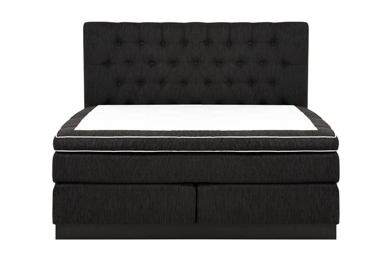 Charleston Kontinentalsäng 180x200 Fast Polyeterskum - Svart - Möbler - Säng - Kontinentalsäng
