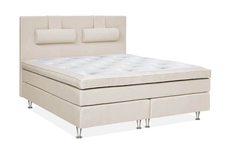 Charleston Kontinentalsäng 210x210 Fast Valbar Malaga - Malaga Beige - Möbler - Säng - Kontinentalsäng