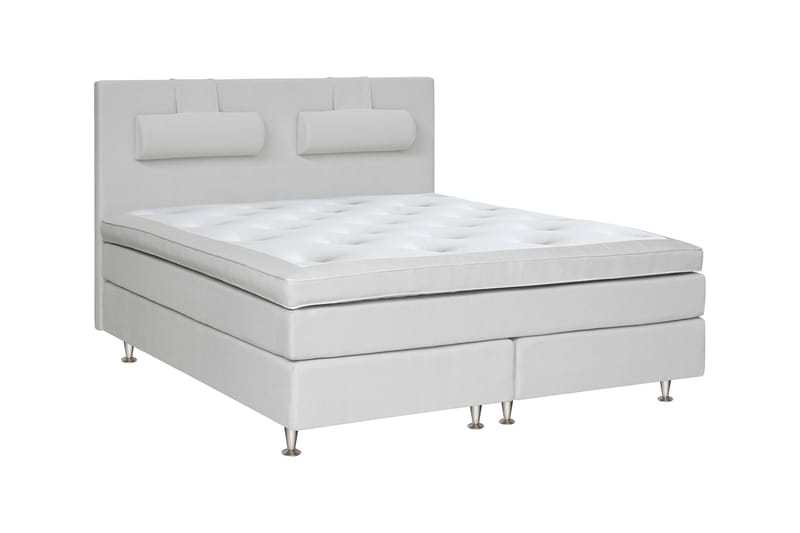 Charleston Kontinentalsäng 210x210 Fast Valbar Malaga, Malaga Ljusgrå