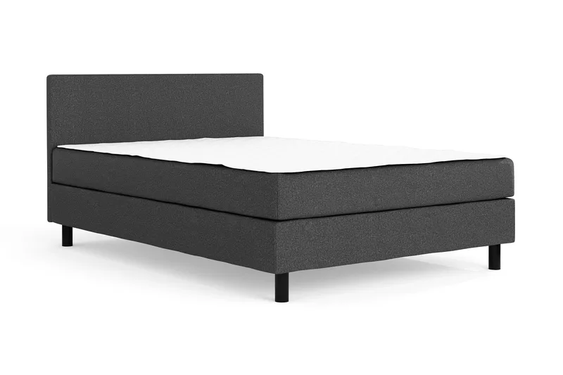 Charm Komplett Sängpaket 140x200 cm med sänggavel - Mörkgrå - Möbler - Säng - Kontinentalsäng