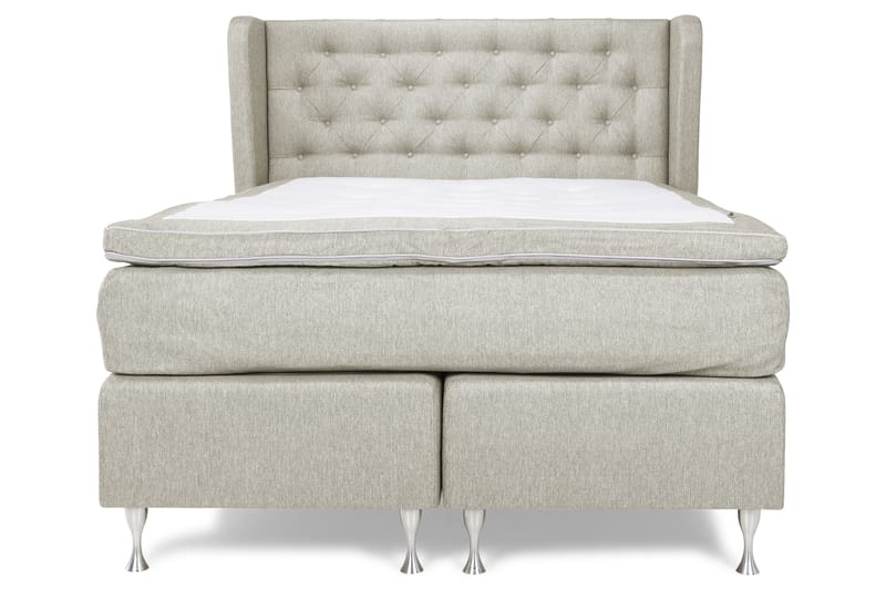 Cloud Komplett Sängpaket 140x200 - Med Sidor Beige/Vit - Möbler - Säng - Komplett sängpaket