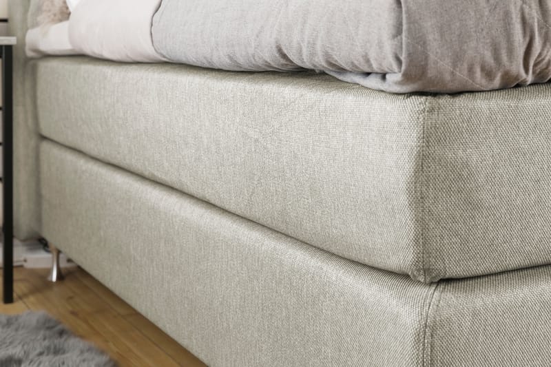 Cloud Komplett Sängpaket 140x200 - Med Sidor Beige/Vit - Möbler - Säng - Komplett sängpaket
