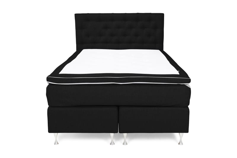 Cloud Komplett Sängpaket 140x200, Svart/Vit