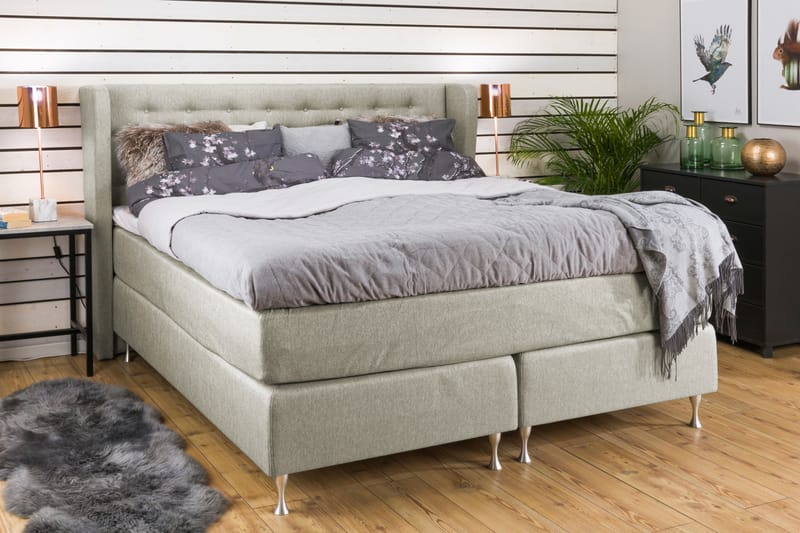 Cloud Komplett Sängpaket 160x200 - Beige - Möbler - Säng - Komplett sängpaket