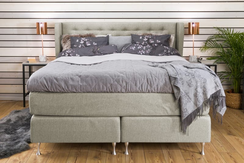 Cloud Komplett Sängpaket 160x200 - Beige - Möbler - Säng - Komplett sängpaket