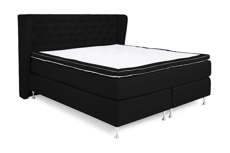 Cloud Komplett Sängpaket 160x200 - Svart - Möbler - Säng - Komplett sängpaket