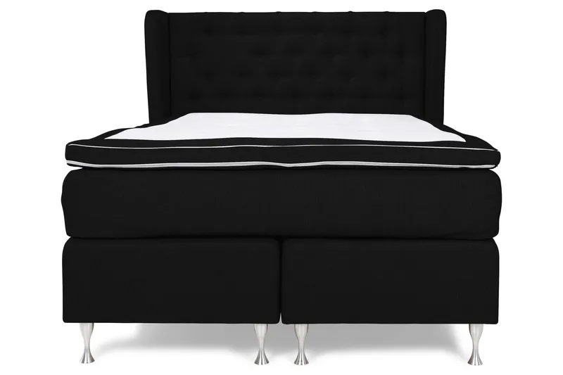 Cloud Kontinentalsäng 140x200 - Svart - Möbler - Säng - Kontinentalsäng