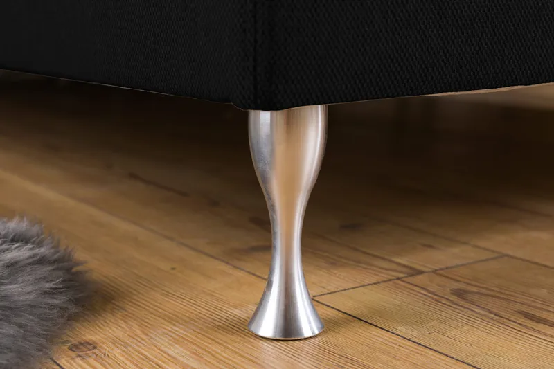 Cloud Kontinentalsäng 140x200 - Svart - Möbler - Säng - Kontinentalsäng