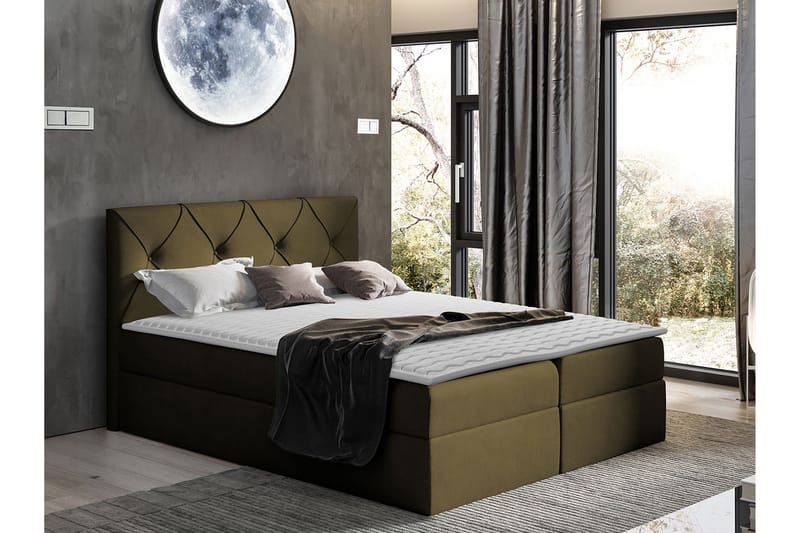 Crystalina Kontinentalsäng 200x200 cm - Möbler - Säng - Kontinentalsäng