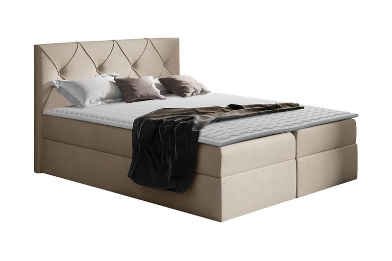 Crystalina Kontinentalsäng 200x200 cm - Möbler - Säng - Kontinentalsäng