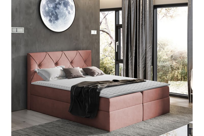 Crystalina Kontinentalsäng 200x200 cm - Möbler - Säng - Kontinentalsäng