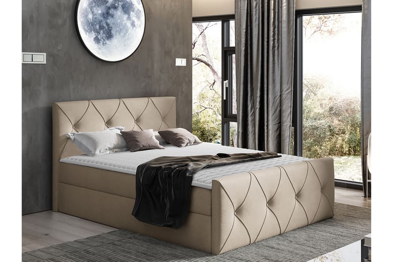 Crystalina Lux Kontinentalsäng 140x200 cm - Möbler - Säng - Kontinentalsäng