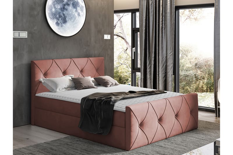 Crystalina Lux Kontinentalsäng 160x200 cm - Möbler - Säng - Kontinentalsäng