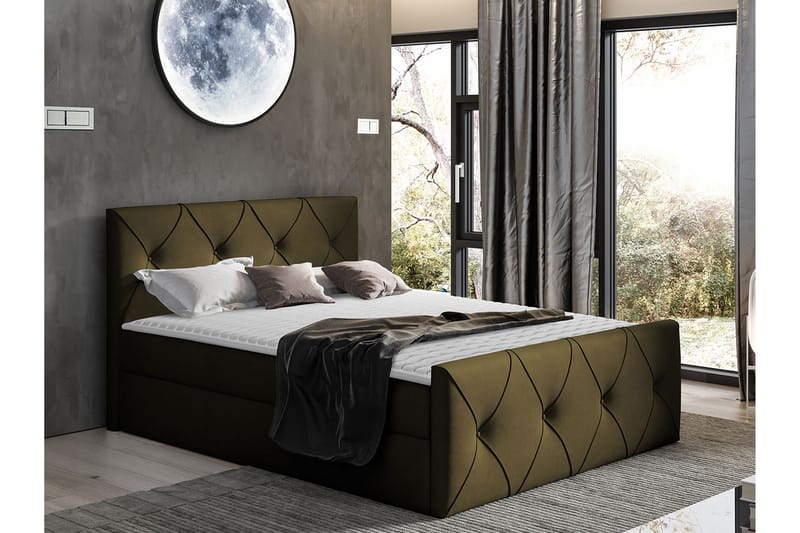 Crystalina Lux Kontinentalsäng 160x200 cm - Möbler - Säng - Kontinentalsäng
