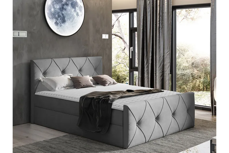 Crystalina Lux Kontinentalsäng 160x200 cm - Möbler - Säng - Kontinentalsäng