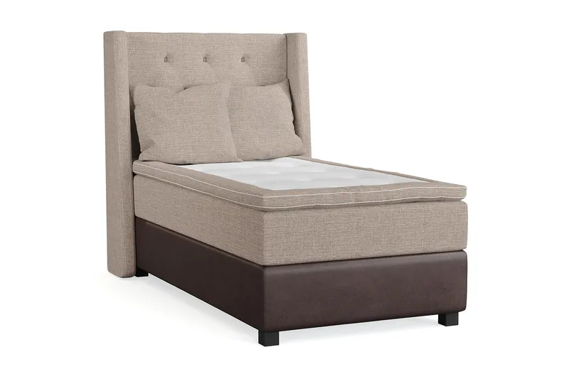 Cuba Kontinentalsäng 105x200 - (+Fler val) Beige/Brun - Möbler - Säng - Kontinentalsäng