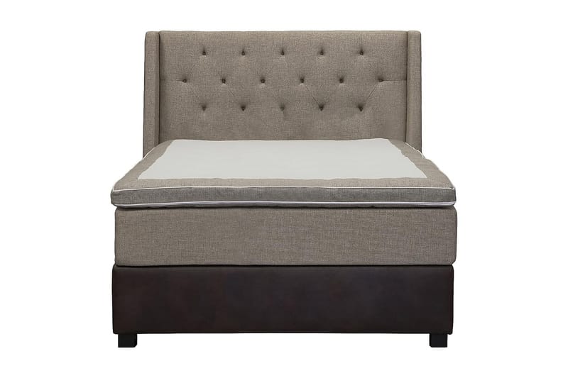 Cuba Kontinentalsäng 120x200, (+Fler val) Beige/Brun