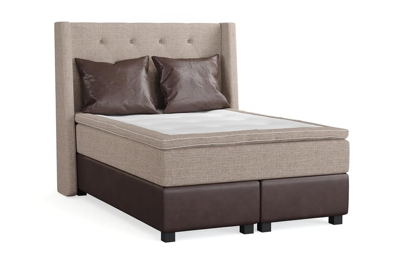 Cuba Kontinentalsäng 140x200 - (+Fler val) Beige/Brun - Möbler - Säng - Kontinentalsäng