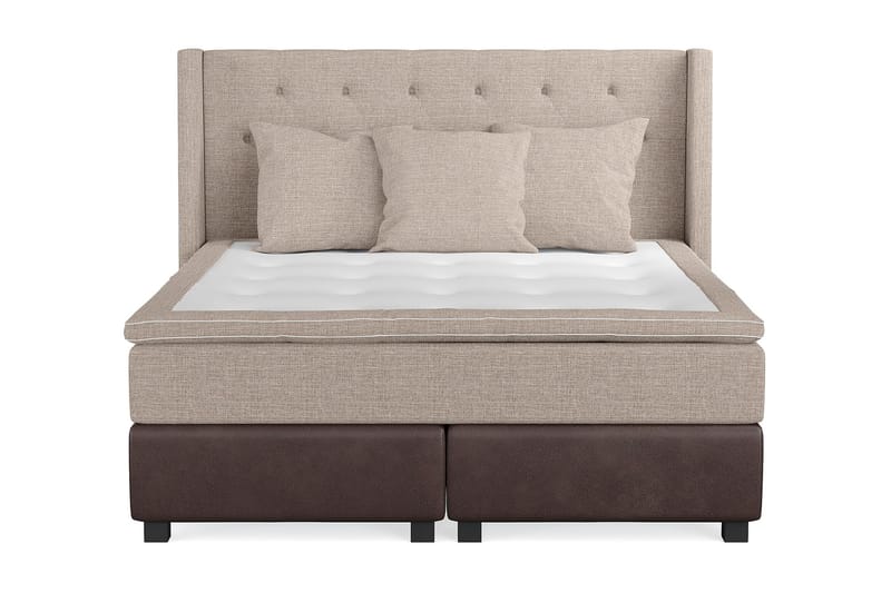 Cuba Kontinentalsäng 160x200 - (+Fler val) Beige/Brun - Möbler - Säng - Komplett sängpaket