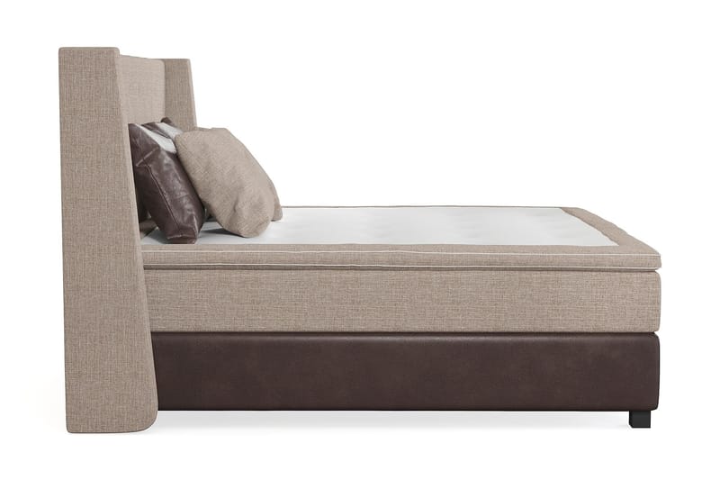 Cuba Kontinentalsäng 210x210 - (+Fler val) Beige/Brun - Möbler - Säng - Komplett sängpaket