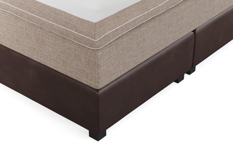 Cuba Sängpaket 160x200 med Tre Bruna Kuddar - (+Fler val) Beige/Brun - Möbler - Säng - Kontinentalsäng