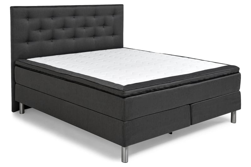Diplomat Komplett Sängpaket 180x200 - Mörkgrå - Möbler - Säng - Komplett sängpaket