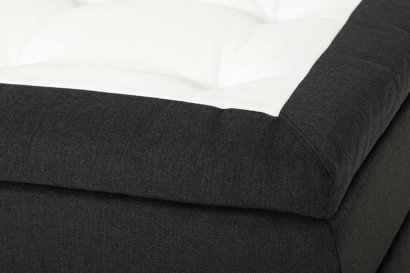 Dolly Kontinentalsäng 180x200cm Memoryfoam - Mörkgrå Svarta Ben - Möbler - Säng - Kontinentalsäng