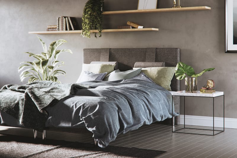 Dream Lyx Sängpaket 140x200 Viskoskum - Svart - Komplett sängpaket - Kontinentalsäng - Dubbelsäng