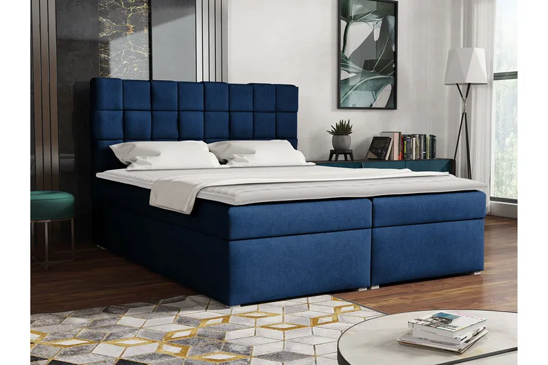 Eirado Kontinentalsäng 160x200 cm - Blå - Möbler - Säng - Kontinentalsäng