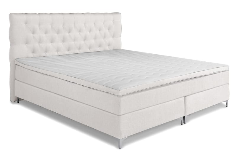 Elite Basic Komplett Sängpaket Kontinentalsäng 210x210 cm - Beige - Komplett sängpaket - Kontinentalsäng - Dubbelsäng - Familjesäng