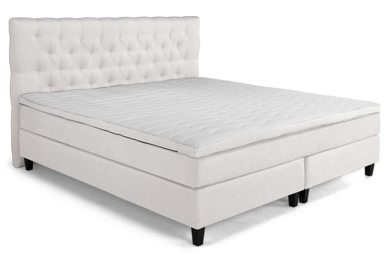 Elite Lyx Komplett Sängpaket Kontinentalsäng 210x210 cm - Beige - Komplett sängpaket - Kontinentalsäng - Dubbelsäng - Familjesäng
