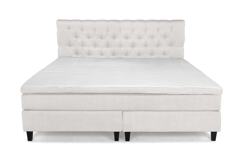 Elite Lyx Komplett Sängpaket Kontinentalsäng 210x210 cm - Beige - Komplett sängpaket - Kontinentalsäng - Dubbelsäng - Familjesäng
