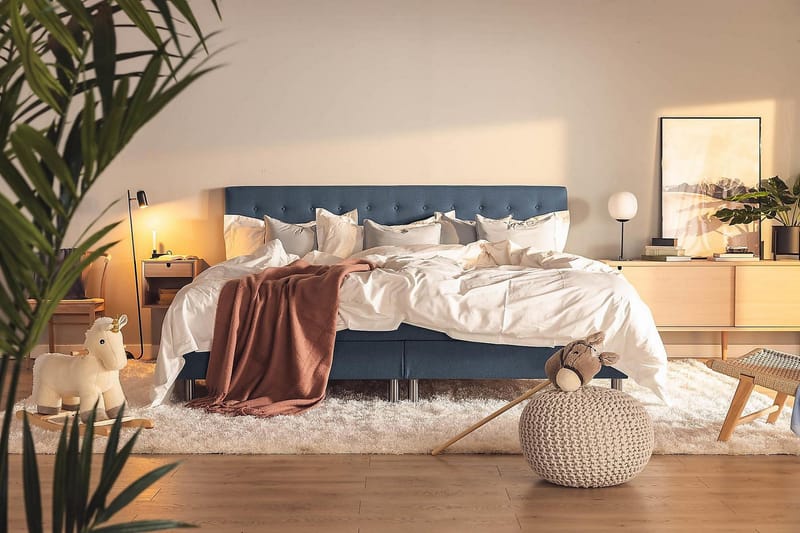 Ella Familjesäng 240x210  cm - (+Fler val) Mörkblå - Möbler - Säng - Kontinentalsäng