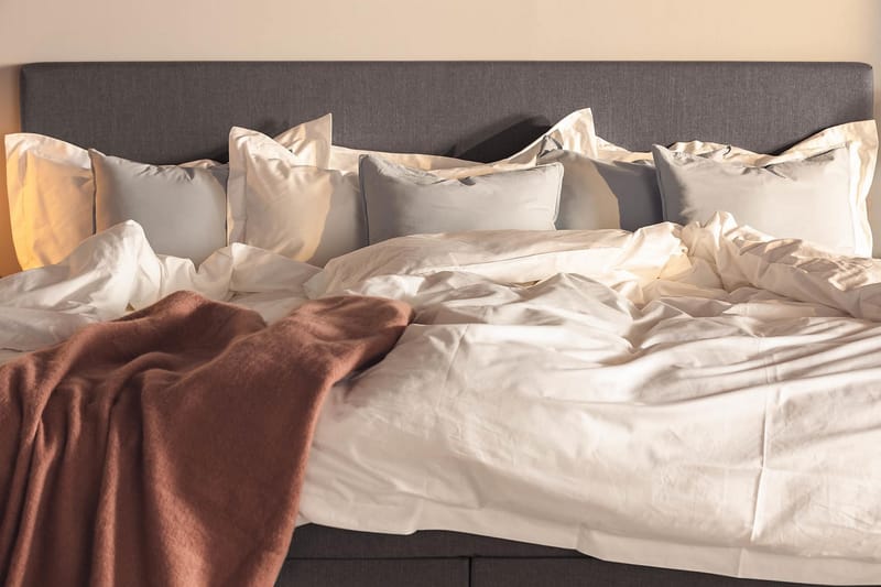 Ella Familjesäng Sängpaket 240x210  cm - (+Fler val) Mörkgrå - Möbler - Säng - Komplett sängpaket
