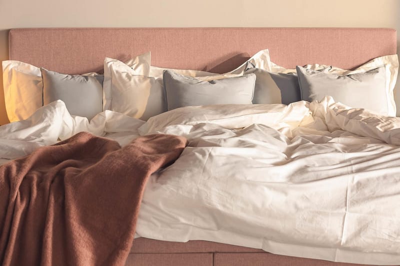 Ella Familjesäng Sängpaket 240x210  cm - (+Fler val) Rosa - Möbler - Säng - Kontinentalsäng