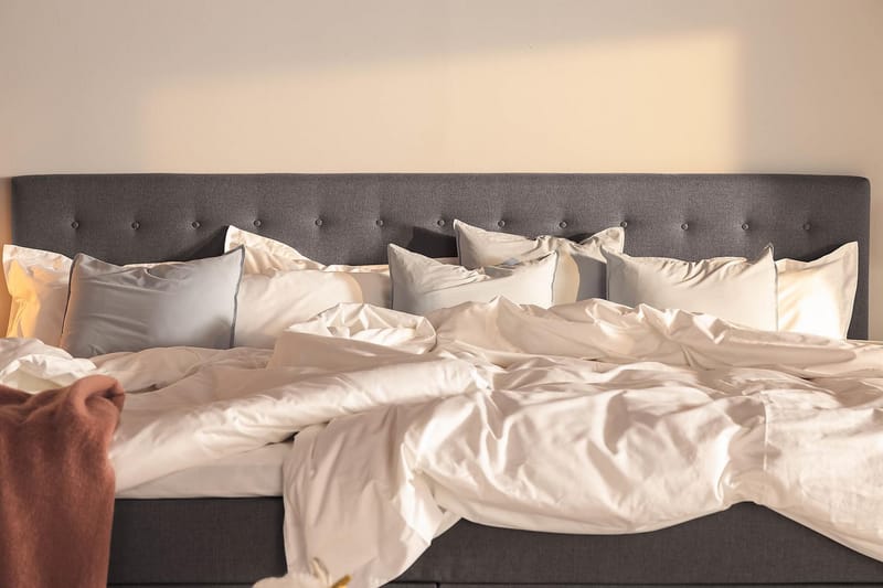 Ella Familjesäng Sängpaket 280x210  cm - (+Fler val) Mörkgrå - Möbler - Säng - Komplett sängpaket