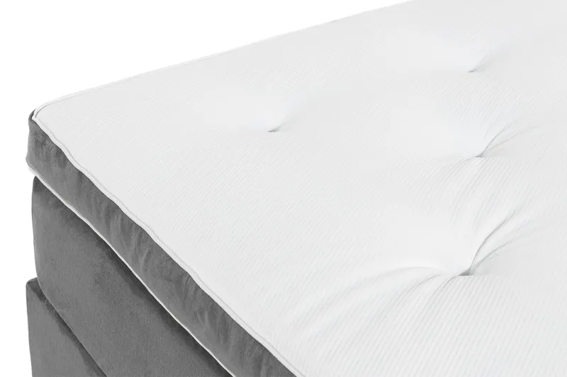 Ella Kontinentalsäng 140x200cm - Grå/Sammet - Möbler - Säng - Kontinentalsäng