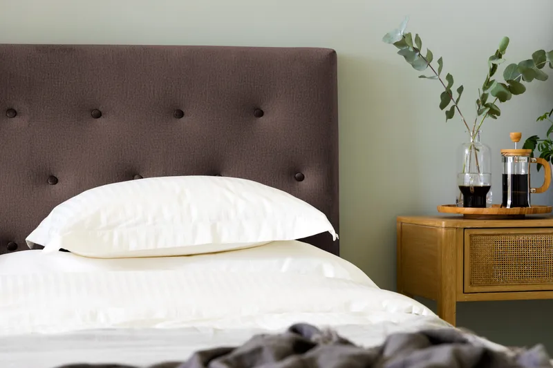 Ella Kontinentalsäng 160x200cm - Brun/Sammet - Möbler - Säng - Kontinentalsäng